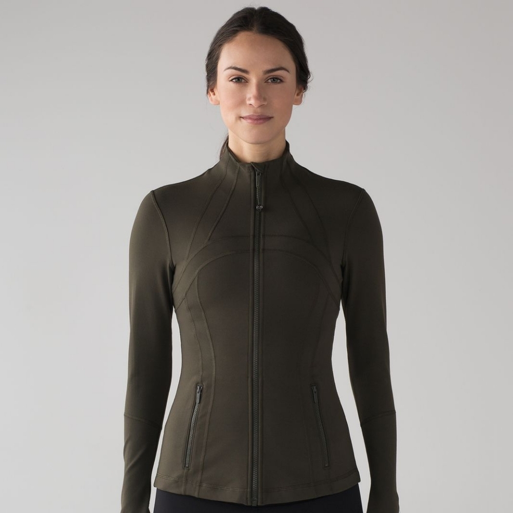 Lululemon Define Jacket Luon Size 8 (M) - Dark Olive Green
